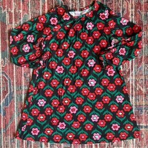 Hanna Andersson Size 10 Floral Holiday Nightgown